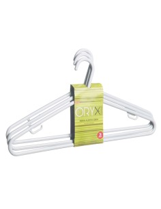 Juego Perchas de Plástico Camisa 410 mm. (Pack 3 Piezas)