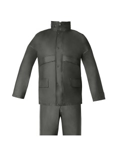 Traje de Agua Impermeable Verde Poliuretano Talla 7-L