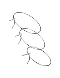 Soporte Maceta Pared Zincado 14 cms