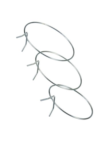 Soporte Maceta Pared Zincado 14 cms