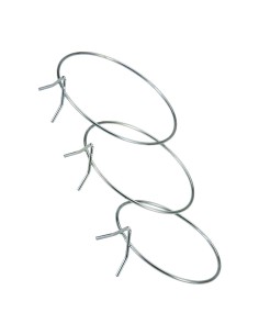 Soporte Maceta Pared Zincado 16 cms