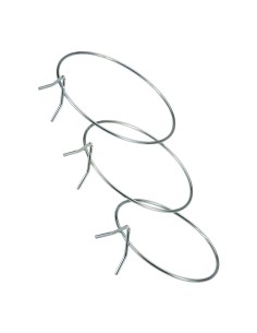 Soporte Maceta Pared Zincado 20 cms