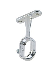 Soporte Central Ovalado Cromado