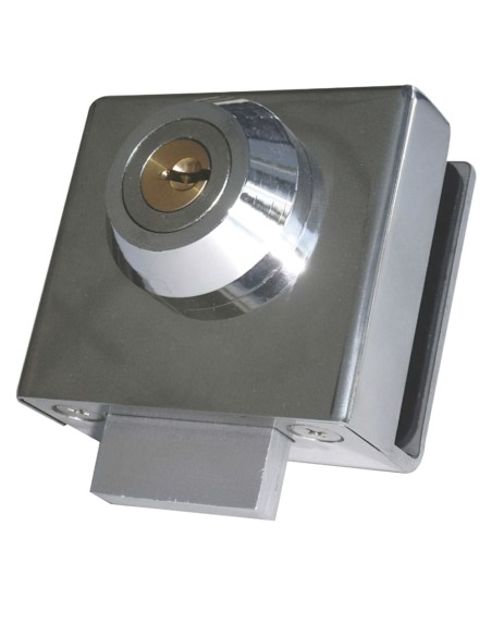 Cerradura Cbm 2004 Puerta Cristal Llave Plana