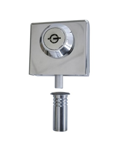 Cerradura CBM 2005 Puerta Cristal Llave Tubular