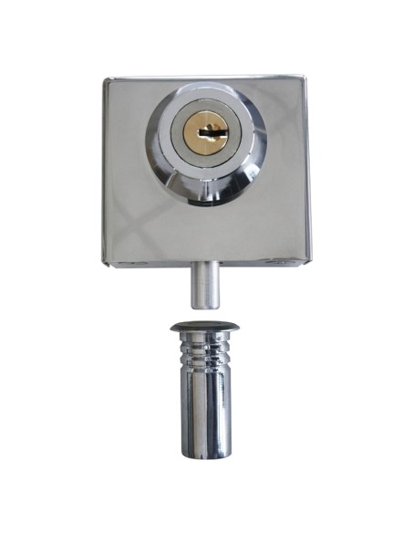 Cerradura CBM 2006 Puertacristal Llave Plana