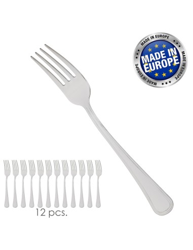 Tenedor Mesa Valencia 198 mm.Caja 12 unidades