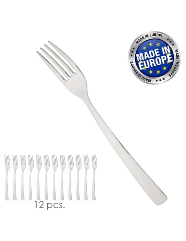 Tenedor Mesa Mirage 200 mm.Caja 12 unidades