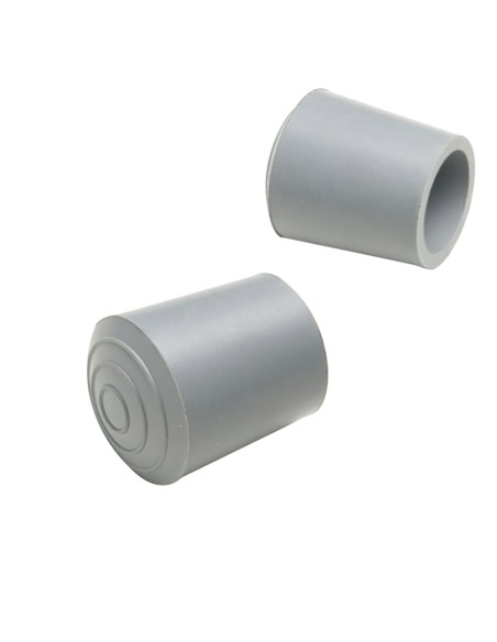 Taco Goma Para Andador 25 mm. Gris Bolsa 100 Unidades