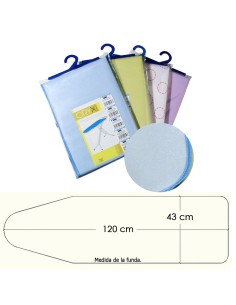 Funda Mesa Plancha Espuma 120x42 cm.