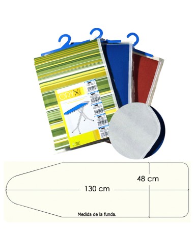 Funda Mesa Plancha Espuma Muleton 130x48 cm