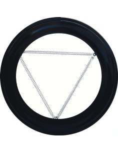 Plafón Embellecedor de Color Negro Para Estufa 110 mm.