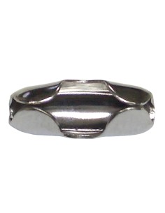 Enganche Cadena Bolas Unión Latón Cromado 3,2 mm. (Caja de 100 unidades)