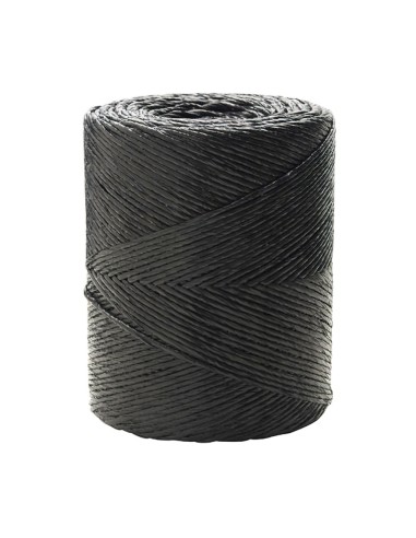 Cuerda Rafia Bobina 750 gramos Color Negro