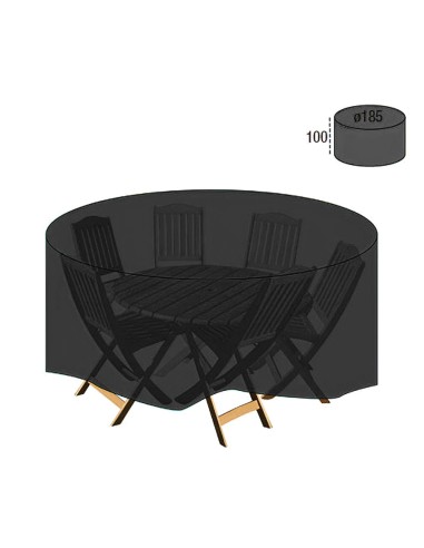 Funda Cubre Mesa / Conjunto Diámetro 185x100 cm.