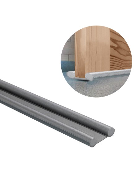 Burlete Puerta Espuma Gris Bajopuerta 95 cm.