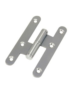 Pernio Inox Canto Redondo Sin Remate 100 mm. Izquierda