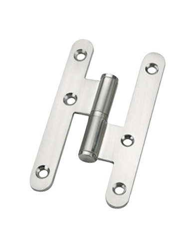 Pernio Niquel Canto Redondo Sin Remate 100 mm. Izquierda