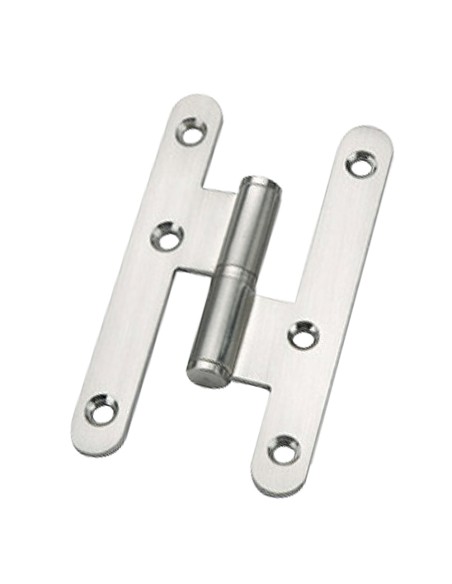 Pernio Niquel Canto Redondo Sin Remate 100 mm. Izquierda