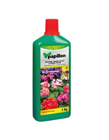 Abono Liquido Papillon Geranios y Flores 1kg