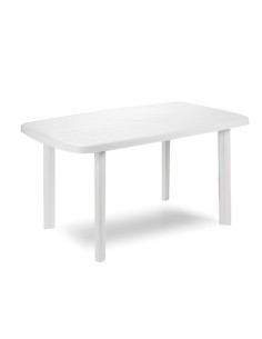 Mesa Resina Blanca 140x 90 cm.