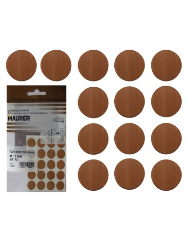 Tapatornillos Adhesivos Cerezo Claro (Blister 20 unidades)