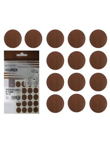 Tapatornillos Adhesivos Sapelly (Blister 20 unidades)