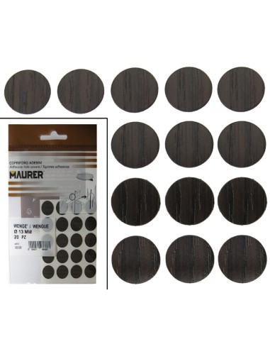 Tapatornillos Adhesivos Wengue (Blister 20 unidades)