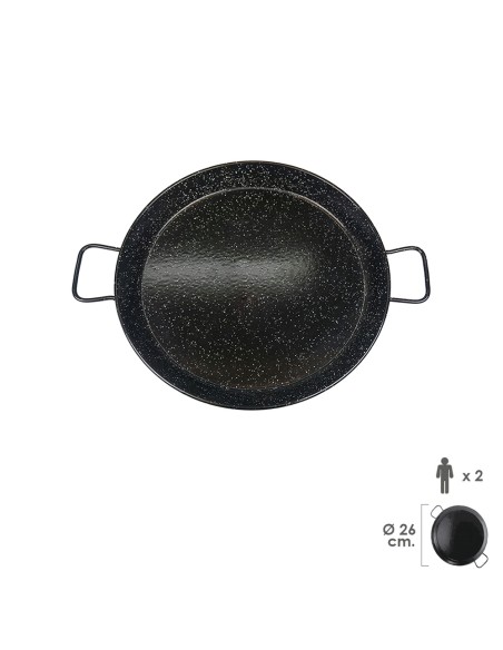 Paellera Valenciana Esmaltada 2 personas / 26 cm.