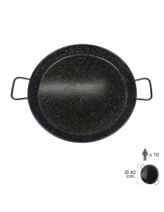 Paellera Valenciana Esmaltada 10 personas/ 42 cm