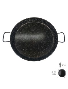 Paellera Valenciana Esmaltada 16 personas/ 55 cm