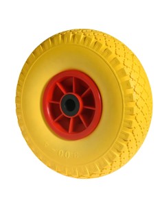 Rueda Carretilla Almacen / Sacos Maciza Llanta Plástico 20 mm.