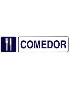 Rotulo Adhesivo 250x63 mm. Comedor