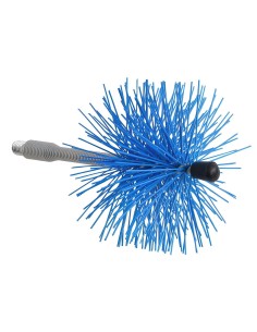 Deshollinador Cepillo Nylon Eje Flexible 120 mm.