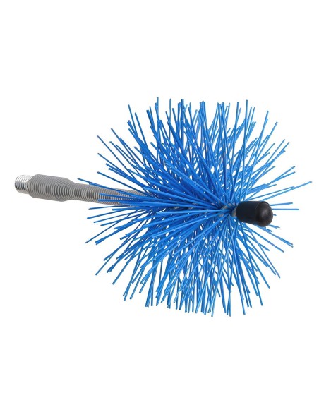 Deshollinador Cepillo Nylon Eje Flexible 120 mm.