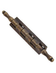 Bisagra Desmontable Con Pasador y Remate Oro Viejo 87 mm.