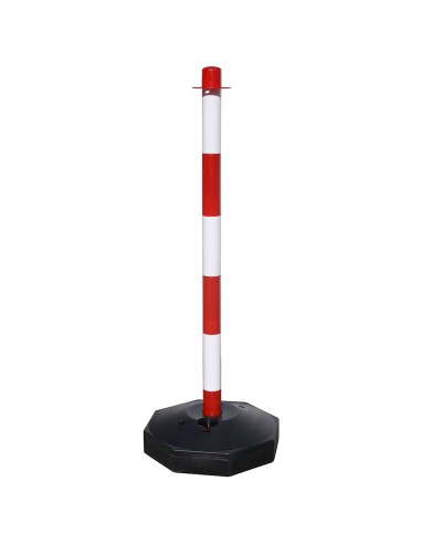 Poste Para Cadena Plastico 90 cm. Con Base