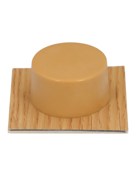 Tope Puerta Wolfpack Adhesivo Madera Clara