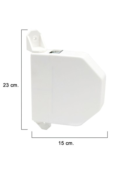 Recogedor Persiana Abatible Blanco Cinta 22 mm.