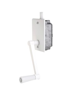 Torno Elevacion Persiana Empotrar Blanco