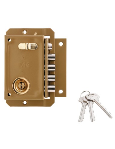 Cerradura Fac S 90 Pintada Derecha Bombin 70