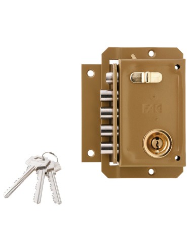 Cerradura Fac S 90 Pintada Izquierda Bombin 70