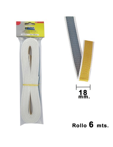 Cinta Persiana Wolfpack Bicolor 18 mm. Rollo 6 metros