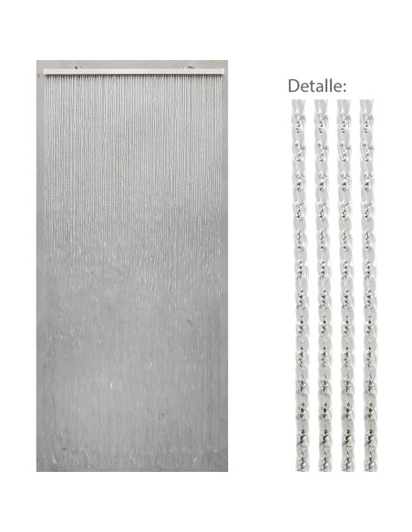 Cortina Puerta 90 Tiras PVC 90x200 cm.