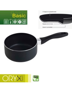 Cazo Aluminio Antiadherente Basic 16 cm./ 3 mm.