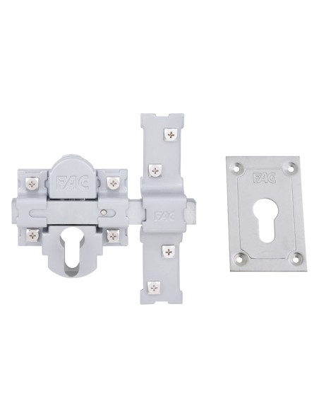 Cerrojo Fac 311-l/ 80 Plata Sin Cilindro