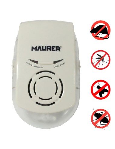 Ahuyentador Ultrasonidos y Electromagnético Para Ratones E Insectos