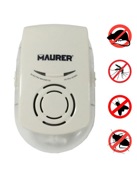 Ahuyentador Ultrasonidos y Electromagnético Para Ratones E Insectos