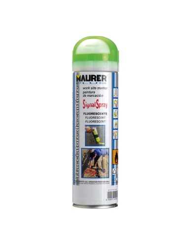 Spray Pintura Trazador Verde Fluorescente 500 ml.