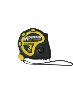 Flexometro 3 Metros Con Freno Wolfpack Grip Special